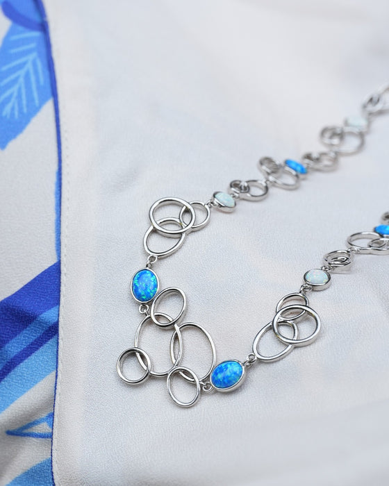Marine Mosaic Necklace