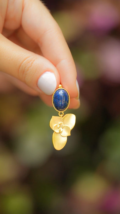Orchid Drop Earrings