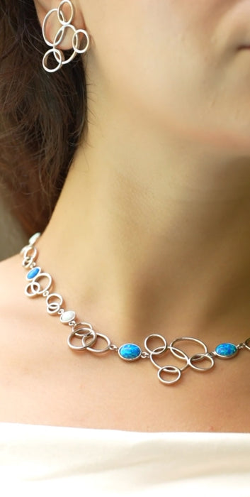 Marine Mosaic Necklace