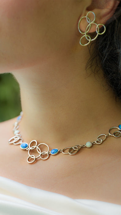 Marine Mosaic Necklace