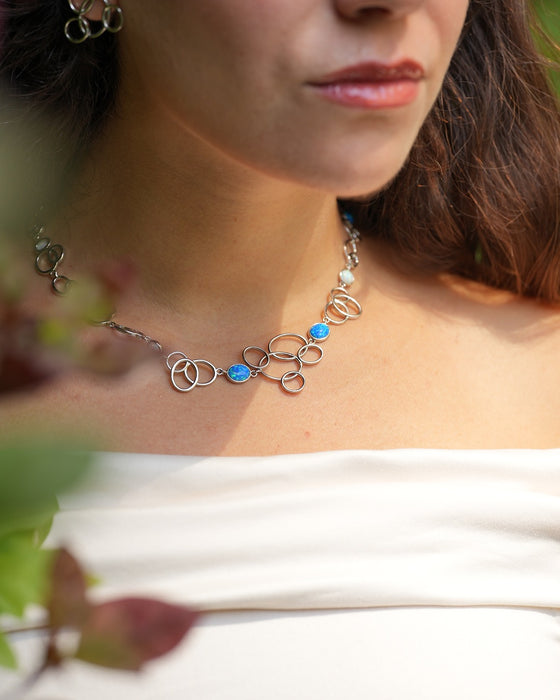 Marine Mosaic Necklace