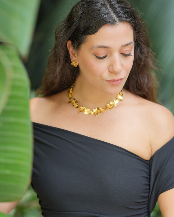 Orchid Goddess Earrings