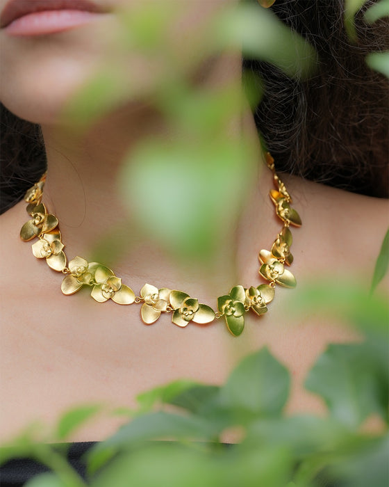 Orchid Goddess Necklace